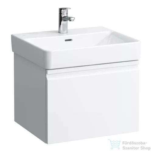 Laufen Pro S 52x45 cm-es 1 fiókos alsószekrény H810962 mosdóhoz,Fényes fehér H4833510964751