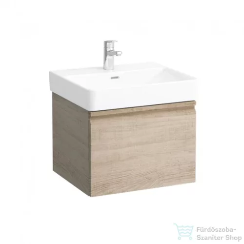 Laufen Pro S 52x45 cm-es 1 fiókos alsószekrény H810962 mosdóhoz,Világos tölgy H4833510964791