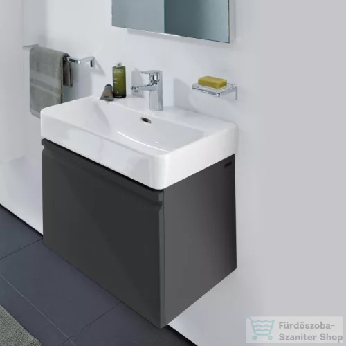 Laufen Pro S 52x45 cm-es 1 fiókos alsószekrény H810962 mosdóhoz,Grafit H4833510964801