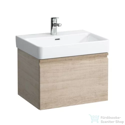 Laufen Pro S 57x45 cm-es 1 fiókos alsószekrény H810963 mosdóhoz,Világos tölgy H4833710964791