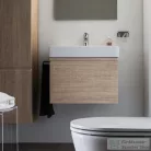 Laufen Pro S 57x45 cm-es 1 fiókos alsószekrény H810963 mosdóhoz,Világos tölgy H4833710964791