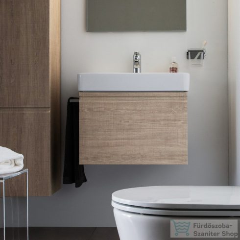 Laufen Pro S 57x45 cm-es 1 fiókos alsószekrény H810963 mosdóhoz,Világos tölgy H4833710964791