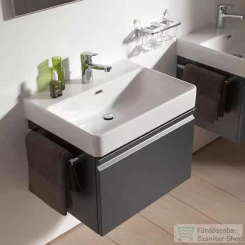 Laufen Pro S 57x45 cm-es 1 fiókos alsószekrény H810963 mosdóhoz,Grafit H4833710964801