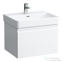   Laufen Pro S 57x45 cm-es 1 fiókos alsószekrény H810963 mosdóhoz,belső fiókkal,Fehér H4833720964631