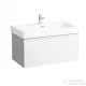 Laufen Pro S 81x45 cm-es 1 fiókos alsószekrény H813965 mosdóhoz,Fényes fehér H4835010964751