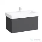 Laufen Pro S 81x45 cm-es 1 fiókos alsószekrény H813965 mosdóhoz,Grafit H4835010964801