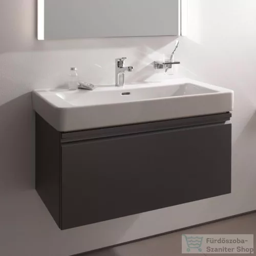 Laufen Pro S 81x45 cm-es 1 fiókos alsószekrény H813965 mosdóhoz,Grafit H4835010964801