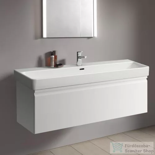 Laufen Pro S 116x45 cm-es 1 fiókos alsószekrény H814965 mosdóhoz,matt fehér H4835610964631