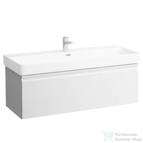 Laufen Pro S 116x45 cm-es 1 fiókos alsószekrény H814965 mosdóhoz,matt fehér H4835610964631
