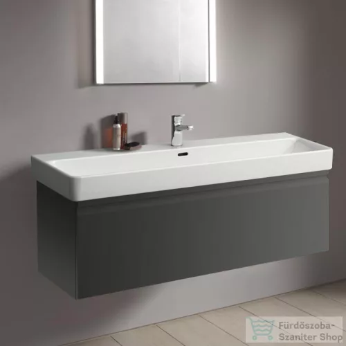 Laufen Pro S 116x45 cm-es 1 fiókos alsószekrény H814965 mosdóhoz,Grafit H4835610964801