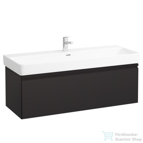 Laufen Pro S 116x45 cm-es 1 fiókos alsószekrény H814965 mosdóhoz,Grafit H4835610964801