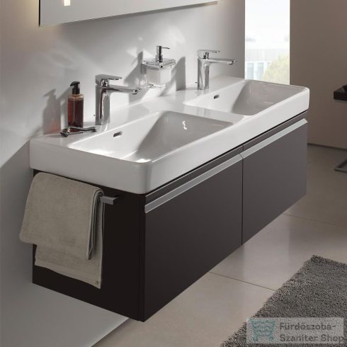 Laufen Pro S 116x45 cm-es 2 fiókos alsószekrény H814966 mosdóhoz,Grafit H4835630964801