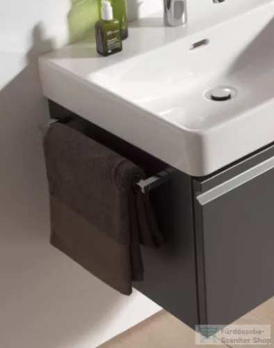 Laufen Case 40x6 cm-es törölközőtartó szekrény oldalára,Eloxált alumínium H4909521050001