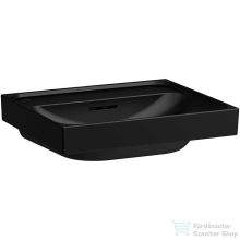   Laufen MEDA 55x46 cm-es falra/bútorra szerelhető mosdó,matt fekete H8101127161091