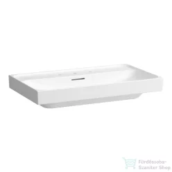   Laufen MEDA 80x46 cm-es falra/bútorra szerelhető mosdó 3 csaplyukkal LCC bevonattal, fehér H8101174001081