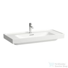   Laufen MEDA 100x46 cm-es falra/bútorra szerelhető mosdó LCC bevonattal,fehér H8101194001041