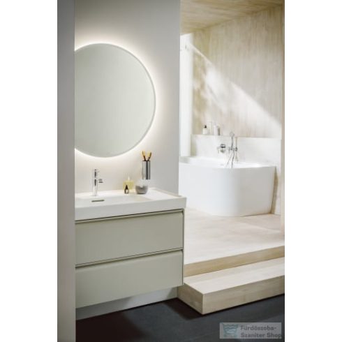 Laufen MEDA 100x46 cm-es falra/bútorra szerelhető mosdó LCC bevonattal,fehér H8101194001041