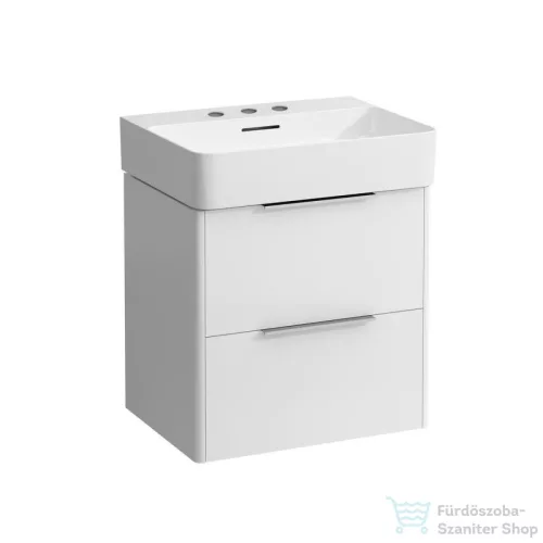 Laufen Val SaphirKeramik 55x42 cm-es mosdó 3 csaplyukkal,fehér H8102820001081