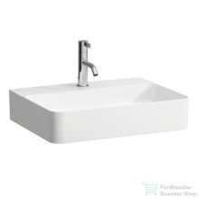   Laufen Val SaphirKeramik 55x42 cm-es mosdó 1 csaplyukkal,túlfolyó nélkül,fehér H8102820001111