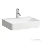 Laufen Val SaphirKeramik 55x42 cm-es mosdó 1 csaplyukkal,túlfolyó nélkül,LCC bevonattal,fehér H8102824001111