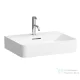 Laufen Val SaphirKeramik 55x42 cm-es mosdó LCC Active bevonattal,fehér H810282A001041