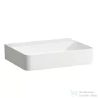 Laufen Val SaphirKeramik 55x42 cm-es mosdó csaplyuk és túlfolyó nélkül,LCC Active bevonattal,fehér H810282A001121