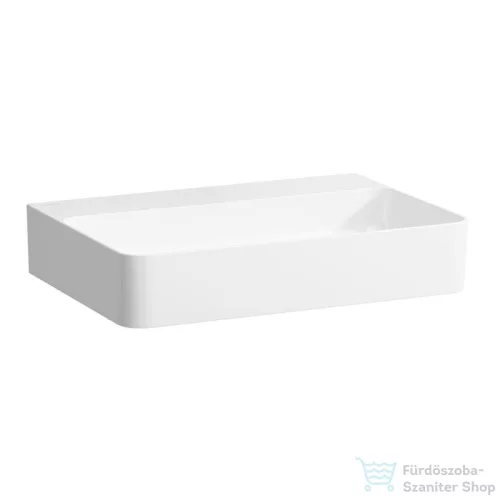 Laufen Val SaphirKeramik 60x42 cm-es mosdó csaplyuk és túlfolyó nélkül,fehér H8102830001121