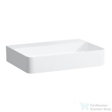   Laufen Val SaphirKeramik 60x42 cm-es mosdó csaplyuk és túlfolyó nélkül,LCC Active bevonattal,fehér H810283A001121