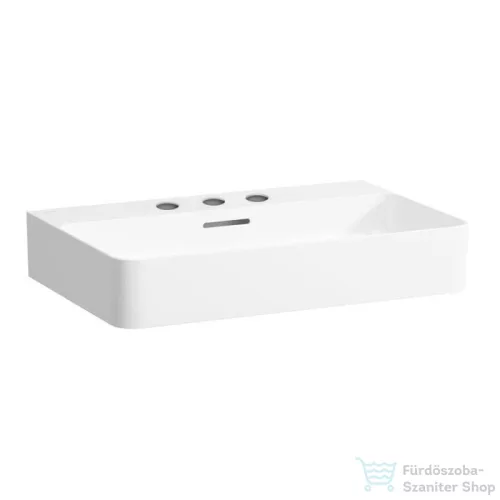 Laufen Val SaphirKeramik 65x42 cm-es mosdó 3 csaplyukkal,fehér H8102840001081