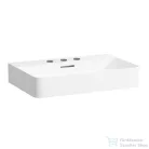 Laufen Val SaphirKeramik 65x42 cm-es mosdó 3 csaplyukkal,LCC bevonattal,fehér H8102844001081