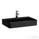 Laufen Val SaphirKeramik 65x42 cm-es mosdó,matt fekete H8102847161041