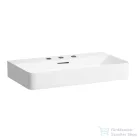 Laufen Val SaphirKeramik 75x42 cm-es mosdó 3 csaplyukkal,LCC bevonattal,fehér H8102854001081