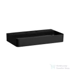 Laufen Val SaphirKeramik 75x42 cm-es mosdó 3 csaplyukkal, matt fekete H8102857161081
