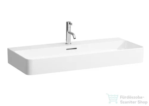 Laufen Val SaphirKeramik 95x42 cm-es mosdó LCC Active bevonattal,fehér H810287A001041