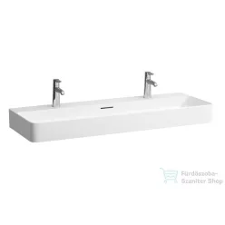   Laufen Val SaphirKeramik 120x42 cm mosdó 2 csaplyukkal H8102890001071 ( 810289 )