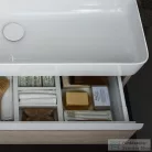 Laufen Val SaphirKeramik 120x42 cm-es mosdó 2 csaplyukkal,túlfolyó nélkül,fehér H8102890001151