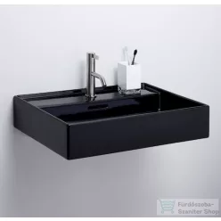   Laufen Kartell By Laufen 50x46 mosdó fényes fekete színben H8103320201041 ( 810332 )