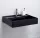 Laufen Kartell By Laufen 50x46 mosdó fényes fekete színben H8103320201041 ( 810332 )