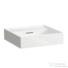   Laufen Kartell By Laufen 50x46 cm-es mosdó csaplyuk nélkül,LCC bevonattal,fehér H8103324001091