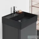 Laufen Kartell By Laufen 50x46 cm-es mosdó,matt fekete H8103327161041