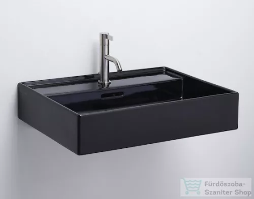 Laufen Kartell By Laufen 60x46 fényes fekete mosdó H8103330201041 ( 810333 )