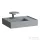 Laufen Kartell By Laufen 60x46 cm-es mosdó, jobb oldali polccal,speciálisan fedett lefolyóval,Graphite matt H8103347581111