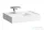 Laufen Kartell By Laufen 60x46 cm-es mosdó, jobb oldali polccal,speciálisan fedett lefolyóval,LCC Active bevonattal H810334A001111