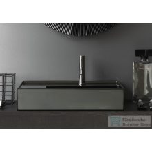   Laufen Kartell By Laufen 60x46 mosdó, bal oldali polccal, fényes fekete H8103350201111 ( 810335 )