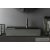 Laufen Kartell By Laufen 60x46 mosdó, bal oldali polccal, fényes fekete H8103350201111 ( 810335 )