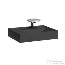   Laufen Kartell By Laufen 60x46 cm-es mosdó, bal oldali polccal,Graphite matt H8103357581111