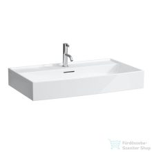   Laufen Kartell By Laufen 80x46 cm-es mosdó 1 csaplyukkal,Fehér H8103360001041