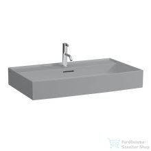   Laufen Kartell By Laufen 80x46 cm-es mosdó 1 csaplyukkal,Matt szürke H8103367591041