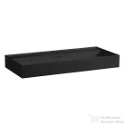 Laufen Kartell By Laufen 100x46 cm-es mosdó 2 csaplyukkal,matt fekete H8103377161071