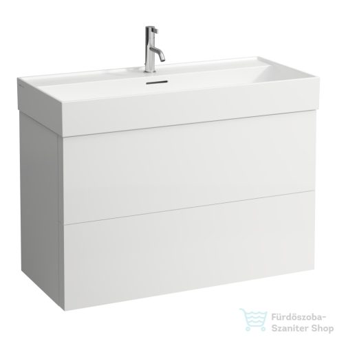 Laufen Kartell By Laufen 100x46 cm-es mosdó egy csaplyukkal matt fehér H8103377571041